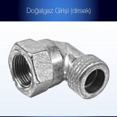 25 adet Doğalgaz Dirsek (ocak Fırın No:1) 3/8 - 4