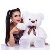 SÜPER FİYAT+YUMUŞACIK KUMAŞ Peluş Ayı Oyuncak Ayı 75 Cm Sevimli Yorgun Ayıcık Sevdiklerinizi Sevindirmenin En Güzel Yolu - 4