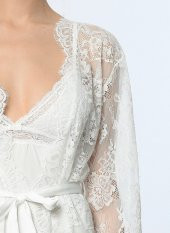 MİSS CLAİRE 91-066 DANTEL SABAHLIK thumbnail 3