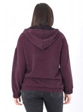Büyük Beden Tabu Sweat Mürdüm - 2