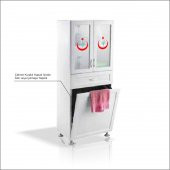 Yıkanabilir İlaç Tıbbi Malzeme İlkyardım Enjeksiyon Ecza Dolabı - 2