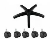 OFİS KOLTUĞU AYAĞI YILDIZ AYAK 5 TEKERLİ - 2