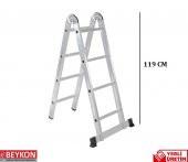 44 BASAMAKLI ALÜMİNYUM KATLANABİLİR MERDİVEN - 2