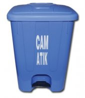 cam atık kovası 85 lt - 1
