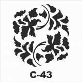 C-43  Artebella Stencil 15x20 Cm - 1