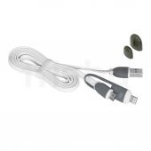 Leyaton LA-7520iPMU USB 2.0 Data / Şarj Kablo (iOS + Android) - 2