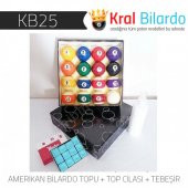Bilardo Topu Amerikan + Cila + Tebeşir - 1