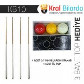 Bilardo Istakası 4 Adet Istaka + 3 Bant Top - 1