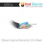 Bilardo Eldiven Geçme Ekonomik 25 li Paket - 1