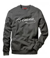 Tshirthane Atatürk imza Erkek Uzun Kollu Bisiklet Yaka Sweatshirt Sweatshirt Uzunkollu - 2