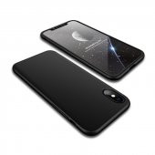 iPhone X Kılıf 360 Ön Arka Kapak Full Koruma + Özel Kırılmaz Cam Ekran Koruyucu - 6
