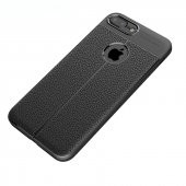 iPhone 8 Plus Kılıf Kap Nish Silikon Kapak + Kırılmaz Cam Ekran Koruyucu - 3