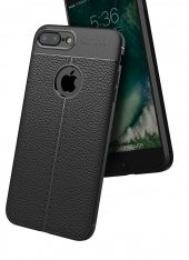 iPhone 8 Plus Kılıf Kap Nish Silikon Kapak + Kırılmaz Cam Ekran Koruyucu - 8