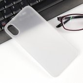 iPhone X Kılıf Hayalet Kapak Sert PP Kap + Kırılmaz Cam Ekran Koruyucu - 5