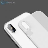 iPhone X Kılıf Hayalet Kapak Sert PP Kap + Kırılmaz Cam Ekran Koruyucu - 7