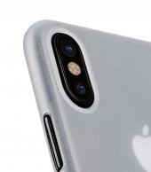 iPhone X Kılıf Hayalet Kapak Sert PP Kap + Kırılmaz Cam Ekran Koruyucu - 8