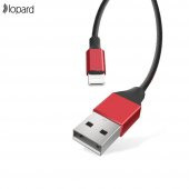 Lopard Rope Apple iPhone Sağlam Şarj Kablosu Lightning Kablo 120cm - 7