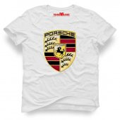 Tshirthane Porsche logo Tişört Erkek Tshirt - 1