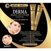 New Well Derma Makeup Cover Yoğun Kapatıcı Fondöten - 05 Platinium - 1