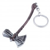 Avengers Infinity War Thor Mjolnir Stormbreaker Balta Anahtarlık - 2