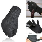 Kesilmez Eldiven - Paslanmaz Çelik Telli, Örgülü 1 Çift (Police) - 1