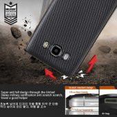 Samsung Galaxy J5 2016 Kılıf Lopard Karbon Silikon Kapak Arka Koruma - 5