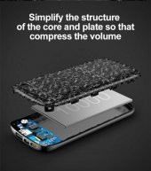 Baseus Plaid Powerbank Taşınabilir Batarya Double input Lightning+Mikro 2.1A 10000 Mah - 7