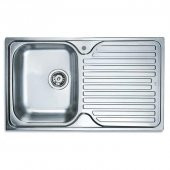 TEKA PRİNCESS 50 MİKRO KETEN SAĞ EVYE 50X86 SİFON DAHİL - 1