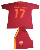 ÇOCUK FUTBOL FORMA VE ŞORT ROMA CENGİZ ÜNDER - 2