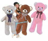 Oyuncak Ayı  Peluş Ayı 125 cm Masum Romantik Ayıcık Salaş Ayıcık Yumuşacık Pufidik Tam sarılmalık - 3