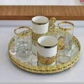 TÜRK KAHVESİ DAMAT FİNCAN SETİ-GOLD - 2