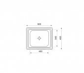 ARTENOVA PASLANMAZ ÇELİK EVYE 40X50 SOL - 2