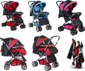 BABY KEEPER ÇİFT YÖNLÜ BEBEK ARABASI PEMBE - 3