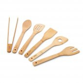 Nehir Mutfak 6 Parça Ayaklı Bambu Servis Seti - 3