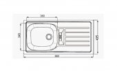 ARTENOVA TEZGAHA SIFIR KETEN DOKULU D-T 86X43,5 SAG EVYE - 3