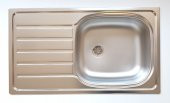 ARTENOVA PASLANMAZ ÇELİK DELİKSİZ MUTFAK EVYESİ 76X43,5 EVYE - 1