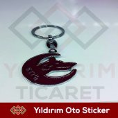 Kişiye Özel Ay Yıldız Ve Bozkurt Pleksi Araba Dikiz Aynası Süsü - 3