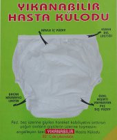 Hasta Külodu Yıkanabilir Sıvı Geçirmez Naylon Pvc Mesane Külot Bez Lohusalar İçinde Uygundur thumbnail 1