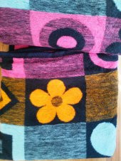 Başaran Çift Kişilik Lüks Peluş Geometrik Desenli Battaniye - 2