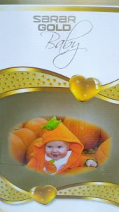 Sarar Gold Baby Vizon Kabartmalı Bebek Battaniyesi - 2