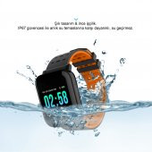Tansiyon-Nabız Ölçer Bluetooth Akıllı Bileklik Saat (Adım Sayar-Oksimetre-Uyku-Takip Smart Watch ) - 6