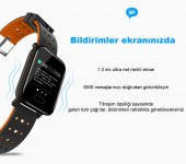 Tansiyon-Nabız Ölçer Bluetooth Akıllı Bileklik Saat (Adım Sayar-Oksimetre-Uyku-Takip Smart Watch ) - 7