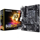 GIGABYTE B450M-S2H DDR4 M2 PCIe NVME HDMI DVI PCIe 16X v3.0 AM4 mATX - 1