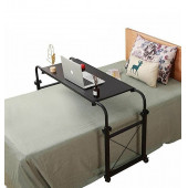 En Boy Ayarlanabilir Tek Kişilik Yatak Sehpası - Siyah - 1