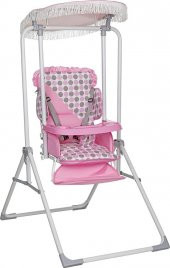 Dağlar Lüx Sırt Ayarlı, Mama Tablalı Salıncak, Mama Sandalyesi - 3