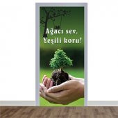 Ağaç Temalı Değerler Kapı Giydirme - 1