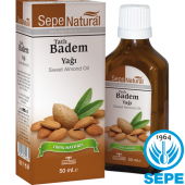 Tatlı Badem Yağı 50 ml 100 Saf Soğuk Sıkım Badem Yağı - 1