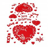 14 Şubat Sevgililer Günü Yemek Masası Süslemeleri Hazırlama Paket thumbnail 7