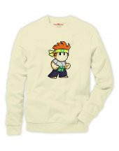Tshirthane Dan the man personajes Sweatshirt Uzunkollu - 1