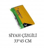 Takviyeli Siyah Poşet 33*45 cm. No:3 - 1